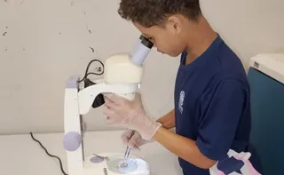 Imagem ilustrativa da imagem Aluno capixaba é finalista de prêmio internacional com projeto de bioplástico