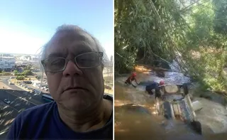 Imagem ilustrativa da imagem Bancário aposentado morre após carro cair em rio em Alfredo Chaves