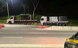 Imagem ilustrativa da imagem Caminhão é flagrado transportando 12 toneladas em carga excedente na BR 101 no ES