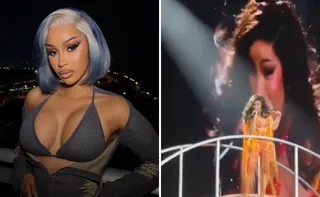 Imagem ilustrativa da imagem Cardi B diz em show que vai dar surra no ICE, o serviço de imigração americano