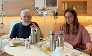 Imagem ilustrativa da imagem Carlos Alberto de Nóbrega revela que está internado em um hospital em SP