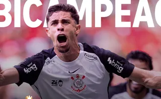 Imagem ilustrativa da imagem Com expulsão e controle do jogo, Corinthians vence Flamengo e leva a Supercopa