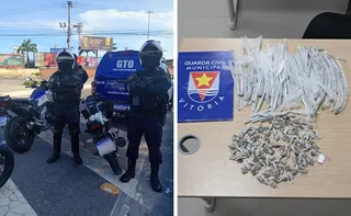 Imagem ilustrativa da imagem Com moto clonada, jovem bate com ônibus durante fuga e acaba preso