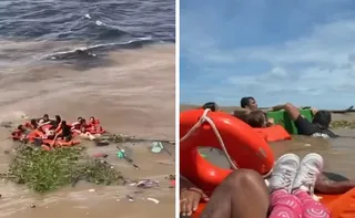 Imagem ilustrativa da imagem Com sete desaparecidos, buscas por naufrágio em Manaus chegam ao quarto dia