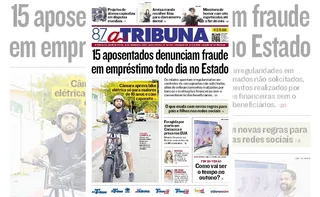 Imagem ilustrativa da imagem Confira os destaques do jornal A Tribuna desta quarta-feira