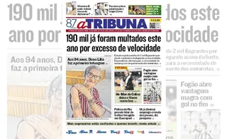 Imagem ilustrativa da imagem Confira os destaques do jornal A Tribuna desta quarta-feira