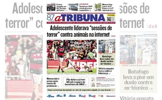 Imagem ilustrativa da imagem Confira os destaques do jornal A Tribuna desta quinta-feira