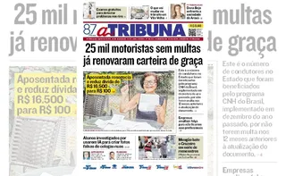 Imagem ilustrativa da imagem Confira os destaques do jornal A Tribuna desta quinta-feira