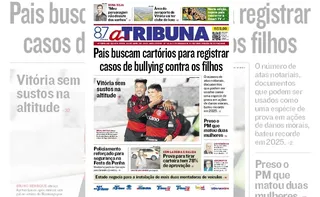 Imagem ilustrativa da imagem Confira os destaques do jornal A Tribuna desta quinta-feira