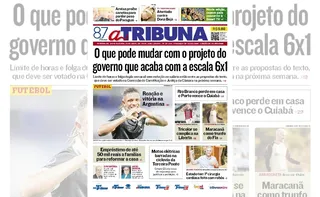Imagem ilustrativa da imagem Confira os destaques do jornal A Tribuna desta quinta-feira