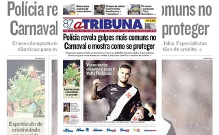 Imagem ilustrativa da imagem Confira os destaques do jornal A Tribuna desta segunda-feira