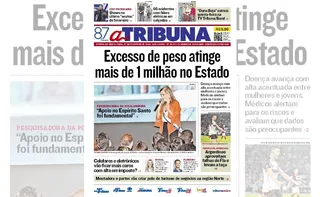 Imagem ilustrativa da imagem Confira os destaques do jornal A Tribuna desta sexta-feira