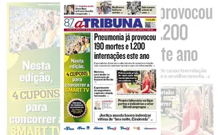Imagem ilustrativa da imagem Confira os destaques do jornal A Tribuna desta sexta-feira