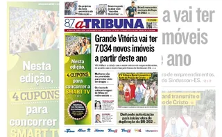 Imagem ilustrativa da imagem Confira os destaques do jornal A Tribuna desta terça-feira