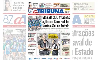 Imagem ilustrativa da imagem Confira os destaques do jornal A Tribuna deste domingo