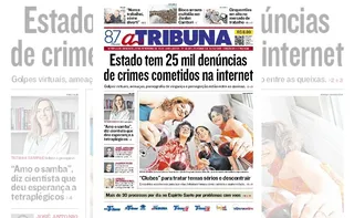 Imagem ilustrativa da imagem Confira os destaques do jornal A Tribuna deste domingo
