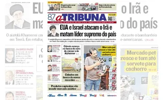 Imagem ilustrativa da imagem Confira os destaques do jornal A Tribuna deste domingo