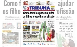 Imagem ilustrativa da imagem Confira os destaques do jornal A Tribuna deste domingo