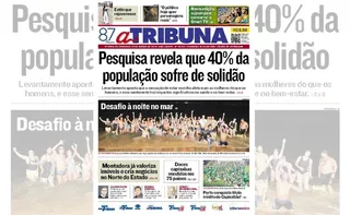 Imagem ilustrativa da imagem Confira os destaques do jornal A Tribuna deste domingo