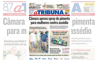 Imagem ilustrativa da imagem Confira os destaques do jornal A Tribuna deste sábado