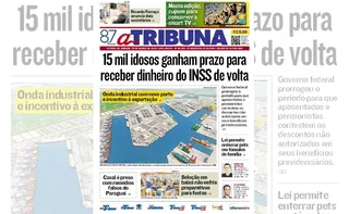 Imagem ilustrativa da imagem Confira os destaques do jornal A Tribuna deste sábado