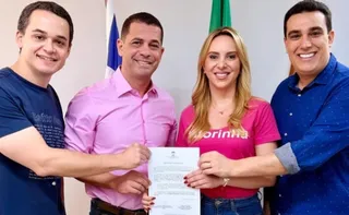 Imagem ilustrativa da imagem Cris Samorini é oficialmente prefeita de Vitória