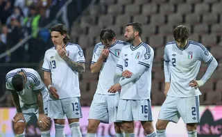 Imagem ilustrativa da imagem 'Desastre histórico': jornais italianos repercutem fracasso da Itália, fora da Copa