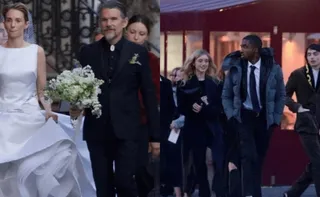 Imagem ilustrativa da imagem Elenco de 'Stranger Things' se reúne para casamento surpresa de Maya Hawke