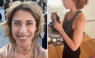 Imagem ilustrativa da imagem Fernanda Torres mostra treino durante o carnaval e brinca: 'Meu adereço'