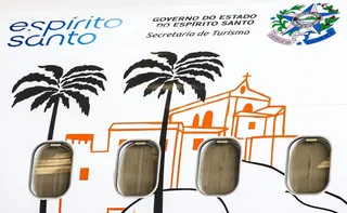 Imagem ilustrativa da imagem GOL lança avião temático do ES com Convento da Penha e Pedra Azul