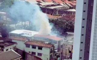 Imagem ilustrativa da imagem Incêndio atinge restaurante na Torre e deixa dois feridos