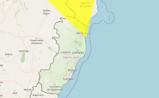 Imagem ilustrativa da imagem Inmet emite alerta de chuvas intensas para sete cidades do ES; veja quais