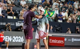 Imagem ilustrativa da imagem João Fonseca e Marcelo Melo batem dupla alemã e vão à final do Rio Open
