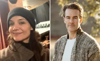 Imagem ilustrativa da imagem Katie Holmes homenageia James Van Der Beek com carta escrita à mão: 'gratidão'