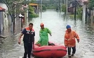 Imagem ilustrativa da imagem Litoral de São Paulo está em alerta de grande perigo para chuvas