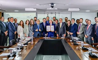 Imagem ilustrativa da imagem Lula sanciona Lei Antifacção e ressalta prisão de magnatas do crime