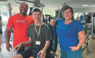 Imagem ilustrativa da imagem Mãe perde 20 quilos com ajuda do filho autista: “Tenho mais energia"