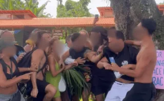 Imagem ilustrativa da imagem Manifestantes pró-Palestina e pró-Israel se envolvem em confusão na Bahia