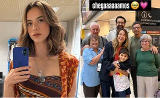 Imagem ilustrativa da imagem Miá Mello desembarca no Brasil após ficar presa 11 dias no Catar