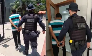 Imagem ilustrativa da imagem Motociclista foragido por roubo é preso durante corrida por aplicativo em Vitória