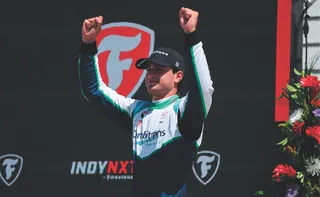 Imagem ilustrativa da imagem Na tela da TV Tribuna/ Band: brasileiro Caio Collet estreia na Fórmula Indy