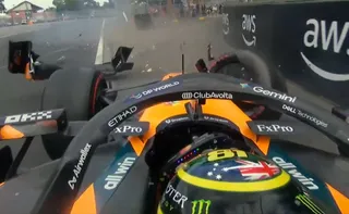 Imagem ilustrativa da imagem Piastri bate na volta de aquecimento e abandona GP da Austrália antes da largada