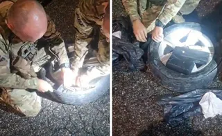 Imagem ilustrativa da imagem Policiais encontram droga dentro de pneu estepe durante abordagem na BR-101 no ES