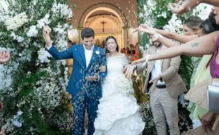 Imagem ilustrativa da imagem Prefeito de Recife, João Campos se casa com a deputada federal Tabata Amaral