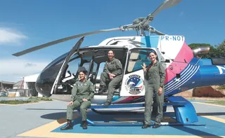 Imagem ilustrativa da imagem Quem são as mulheres no comando dos helicópteros no Espírito Santo