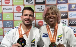 Imagem ilustrativa da imagem Rafaela Silva é ouro e Cargnin bronze no Grand Prix de judô da Áustria