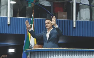 Imagem ilustrativa da imagem “Saio da prefeitura de mãos limpas”, afirma Pazolini na Câmara de Vitória