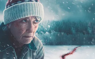 Imagem ilustrativa da imagem Suspense com uma viúva de luto nos cinemas