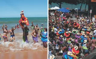 Imagem ilustrativa da imagem Tradição de 68 anos colore o mar de Manguinhos
