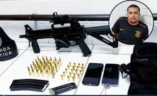 Imagem ilustrativa da imagem Traficante é preso com fuzil dentro de carro de aplicativo na Serra